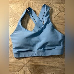 Old Navy Light Blue Crossback Sports Bra